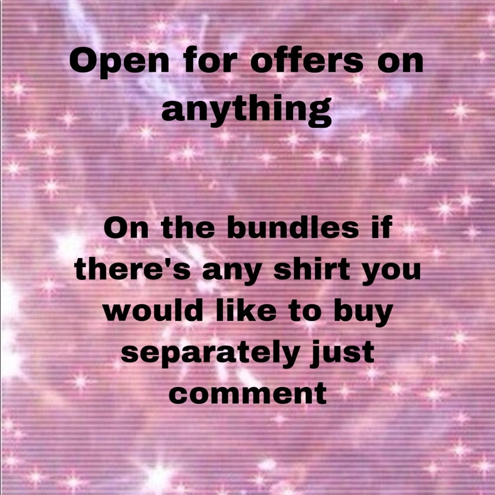 Open to offers